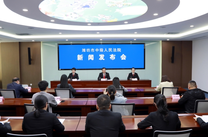 潍坊中院召开知识产权司法保护新闻发布会